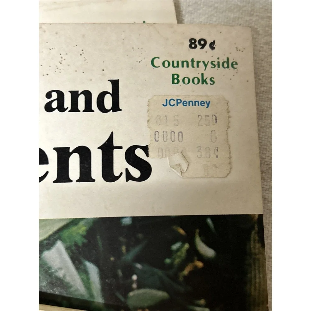 Gardening Guides VINTAGE‎ Book 1970'S Garden And Houseplants Countryside Books